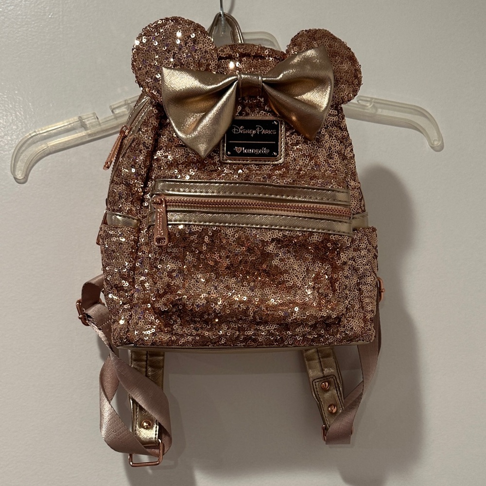 Loungefly Gold Sequin Backpack